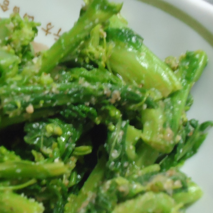 なばなの胡麻味噌和え レシピ 作り方 By ちぇざ8003 楽天レシピ